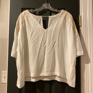 Cream Embroidered Blouse